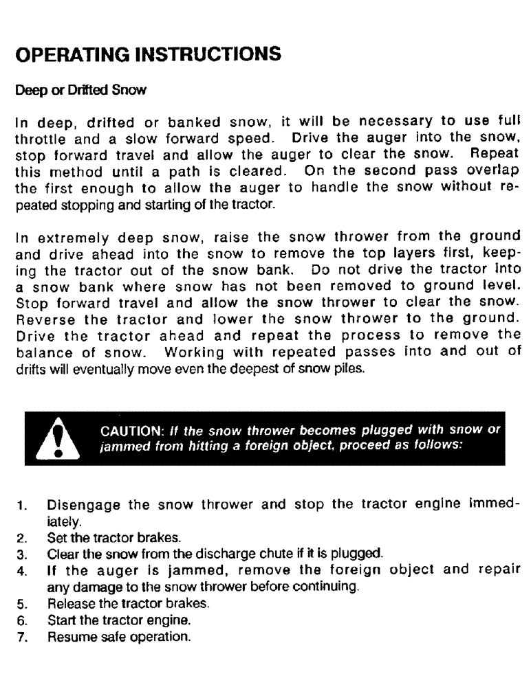 Схема запчастей Case IH ST148 - (33) - OPERATING INSTRUCTIONS 