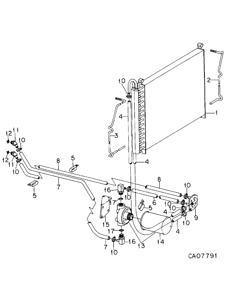 Схема запчастей Case IH 3688 - (06-02) - COOLING, OIL COOLER, 3688 TRACTOR Cooling