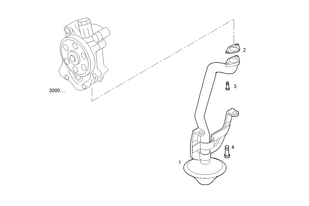 Схема запчастей Case IH F3AE0684P E905 - (3050.022) - SUCTION STRAINER 