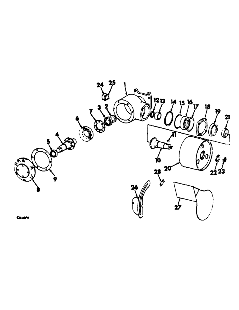 Схема запчастей Case IH 474 - (07-36) - BELT PULLEY (04) - Drive Train