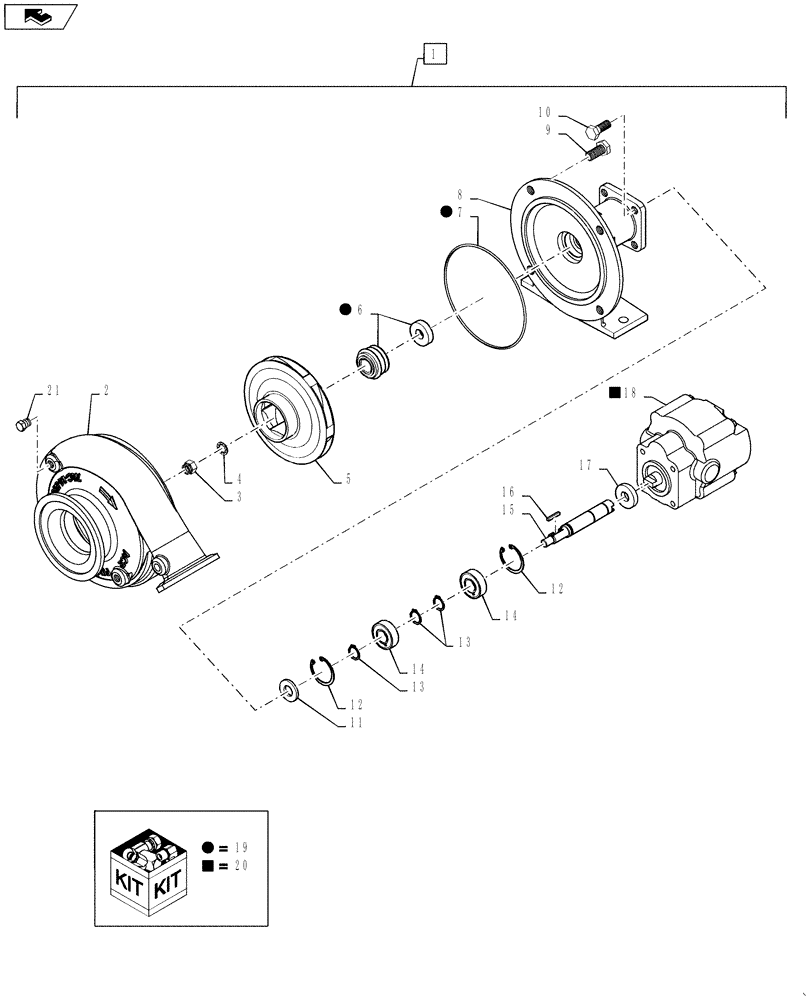 Схема запчастей Case IH 3330 - (75.120.19[02]) - PUMP PRODUCT, ACE, ASN YAT028001 (75) - SOIL PREPARATION