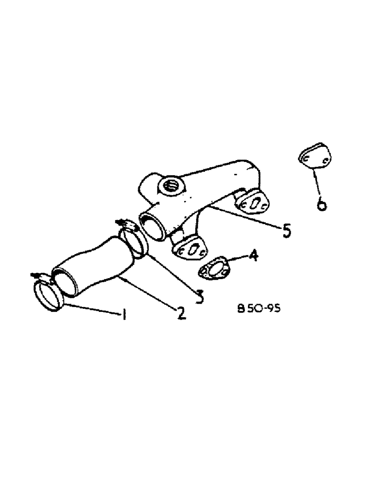 Схема запчастей Case IH 784 - (12-22) - POWER, COOLANT MANIFOLD Power