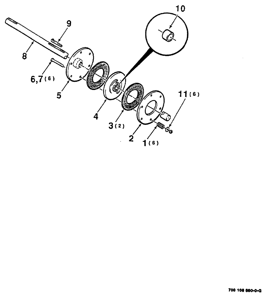 Схема запчастей Case IH 8555 - (03-10) - CLUTCH ASSEMBLY Pickup