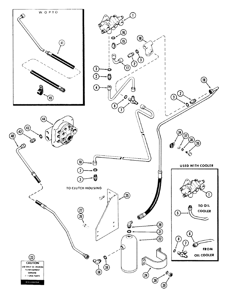 Схема запчастей Case IH 870 - (117E) - HYDROSTATIC STEERING SYSTEM, WITH HYDRAULIC BRAKES, MECHANICAL SHIFT,USED PRIOR TO TRAC. S/N 8675001 (05) - STEERING