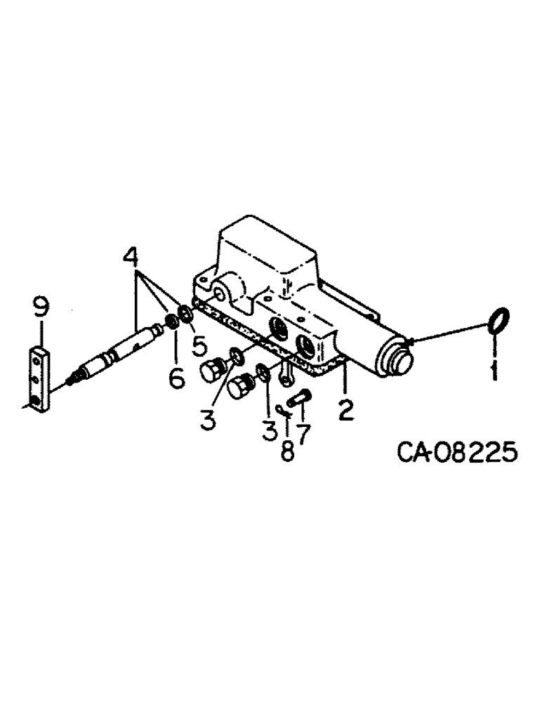 Схема запчастей Case IH 1480 - (10-27) - HYDRAULICS, HYDRAULIC PUMP, CONTROL VALVE ASSY, EATON (07) - HYDRAULICS