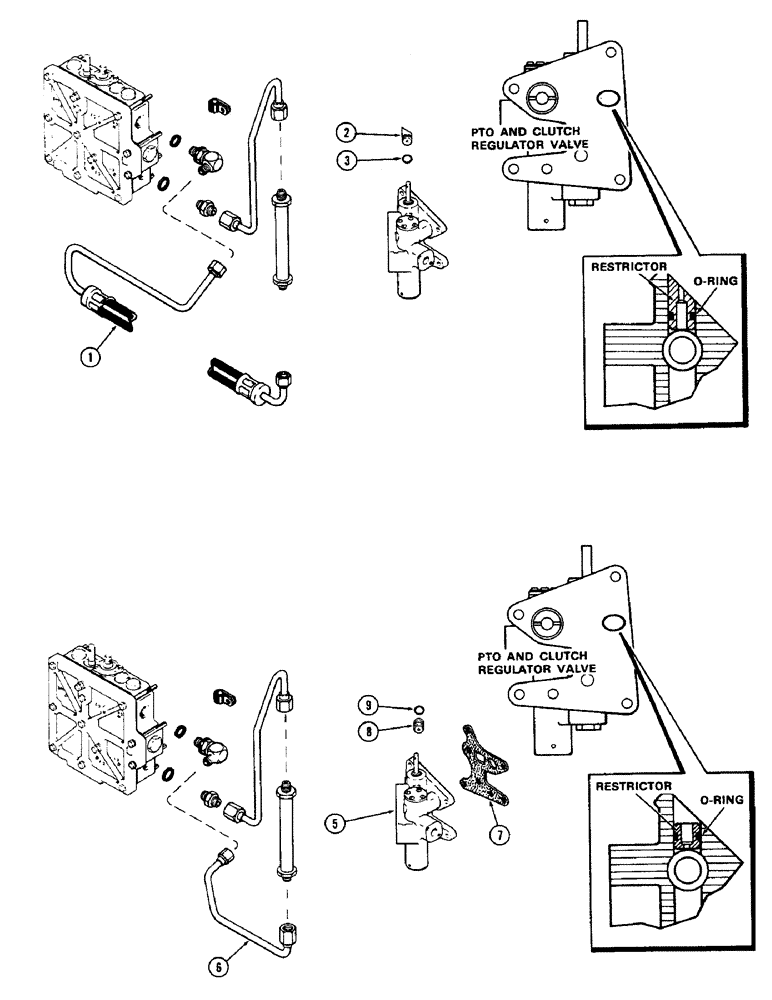 Схема запчастей Case IH 1370 - (167A) - A137685 TRANSMISSION CONTROL VALVE KIT (08) - HYDRAULICS