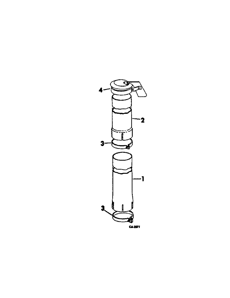 Схема запчастей Case IH 4186 - (12-06[A]) - POWER, EXHAUST SYSTEM Power