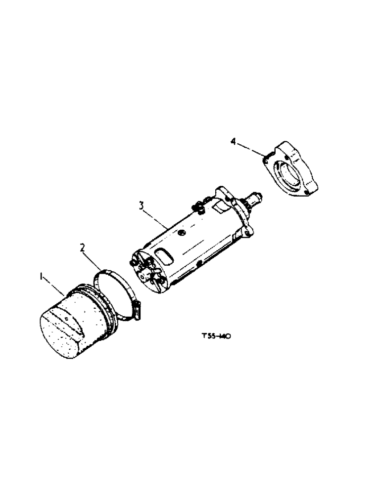 Схема запчастей Case IH 2350 - (6-61) - STARTER MOTOR, COLD STARTING ATTACHMENT (04) - ELECTRICAL SYSTEMS