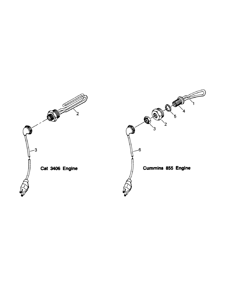 Схема запчастей Case IH STEIGER - (04-06) - ENGINE BLOCK HEATER (04) - Drive Train