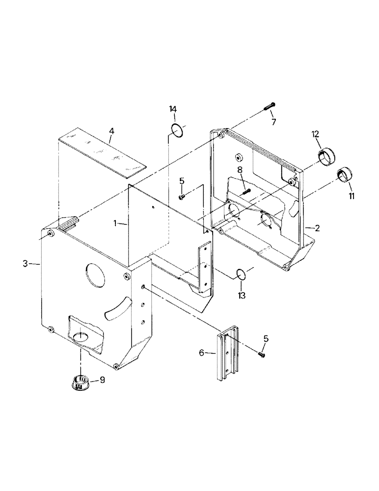 Схема запчастей Case IH CR-1225 - (10-06) - ELECTRONIC BOX ASSEMBLY, 3-POINT HITCH Options & Miscellaneous