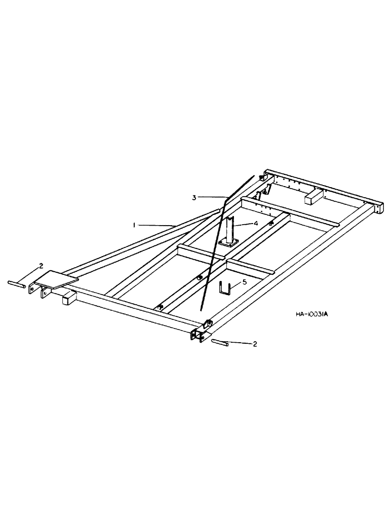 Схема запчастей Case IH 5500 - (F-04) - WING FRAME, WING TYPE, 33 FOOT MODEL 