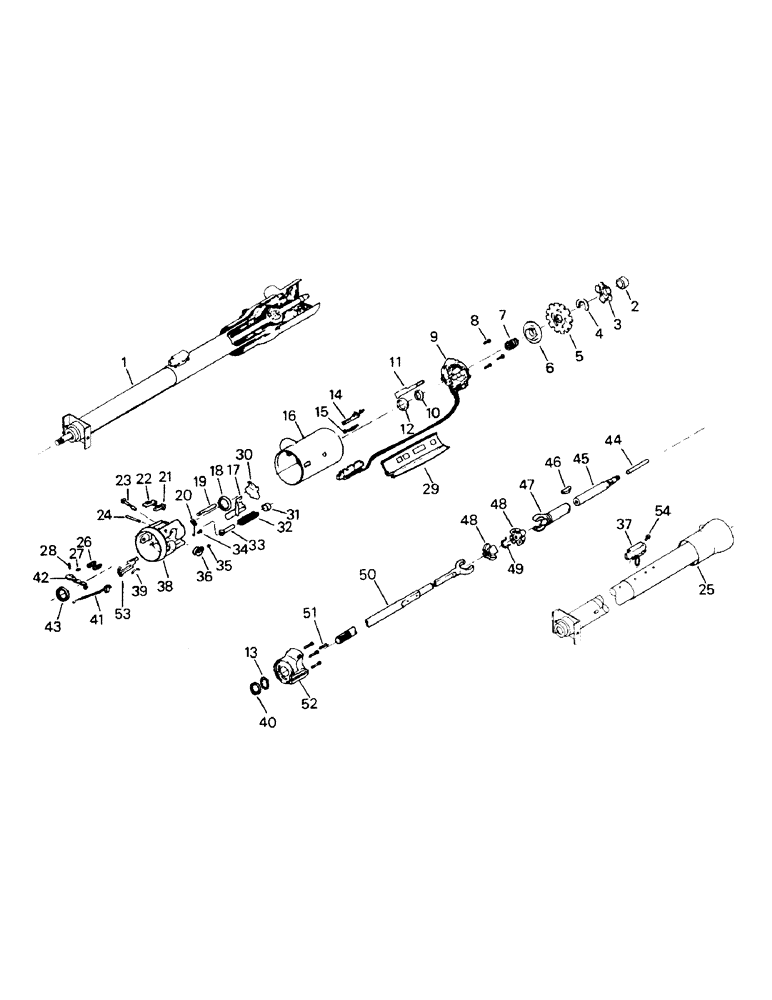 Схема запчастей Case IH ST350 - (01-12) - STEERING COLUMN ASSEMBLY (10) - CAB