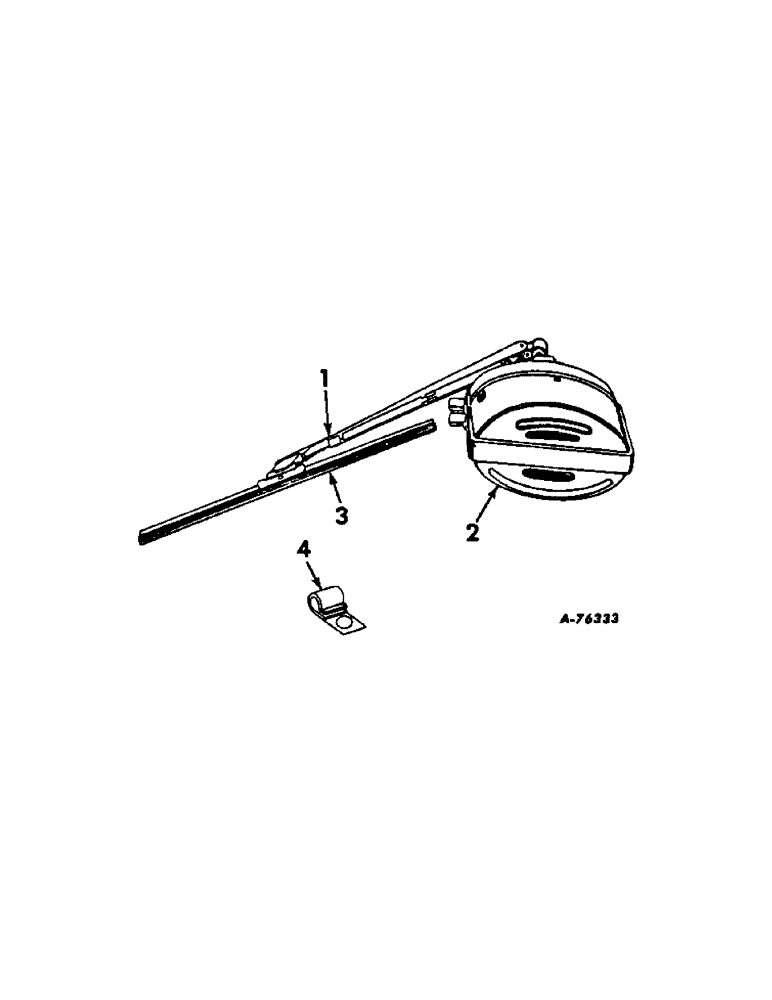 Схема запчастей Case IH 315 - (N-09) - PARTS ACCESSORIES AND ATTACHMENTS, OPERATORS CAB WINDSHIELD WIPER Accessories & Attachments