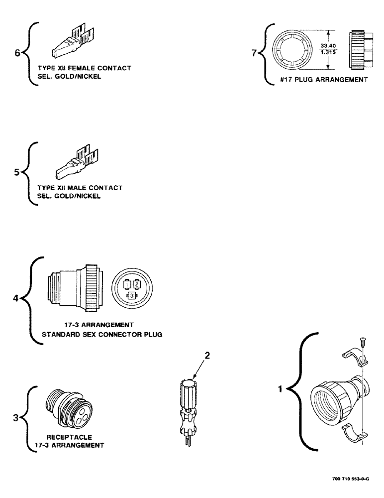 Схема запчастей Case IH 8530 - (9-64) - ELECTRICAL HARNESS SERVICE PARTS Decals & Attachments