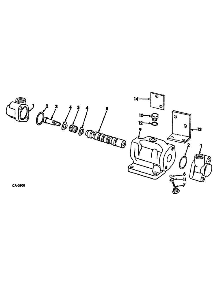 Схема запчастей Case IH 815 - (10-47) - HYDRAULICS, STEERING VALVE (07) - HYDRAULICS