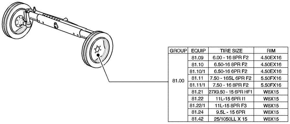 Схема запчастей Case IH JX1085C - (SEC. 11[01]) - TRACTION (00) - GENERAL