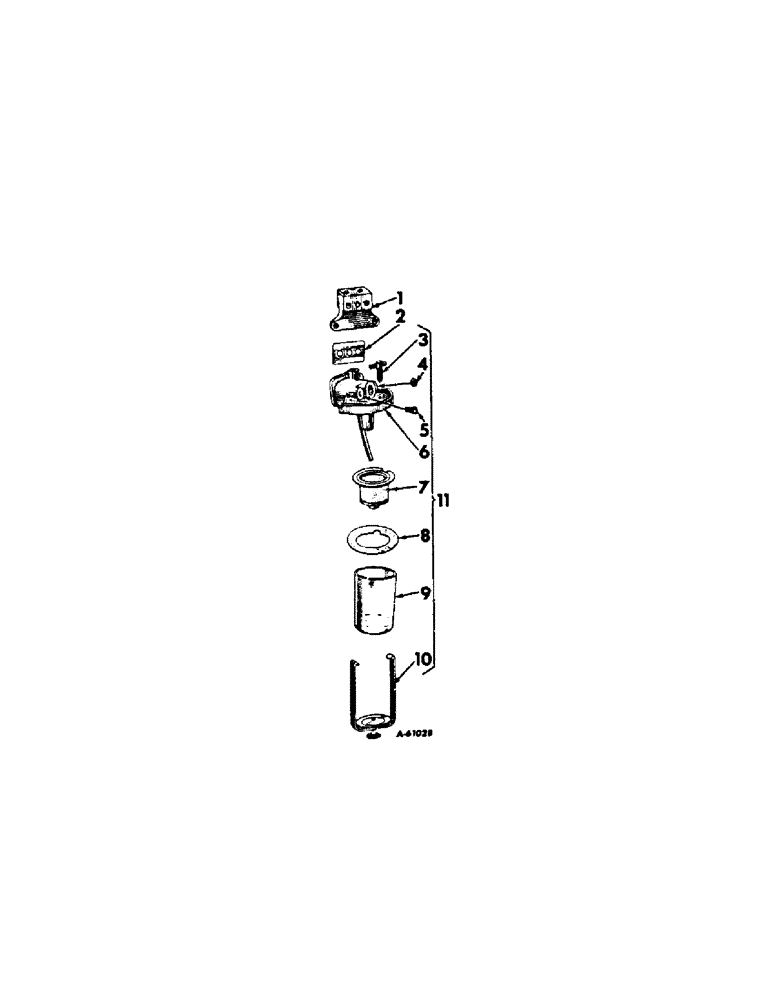 Схема запчастей Case IH 915 - (E-24[1]) - FUEL SYSTEM, WATER TRAP FOR DIESEL ENGINE (02) - FUEL SYSTEM