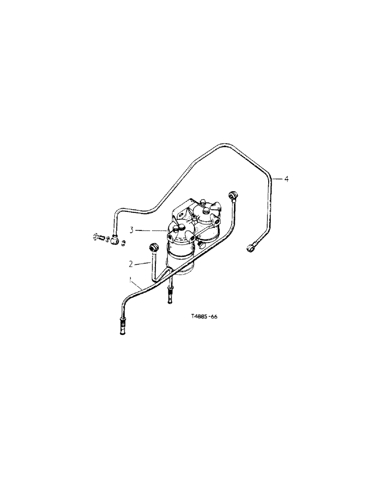 Схема запчастей Case IH 434 - (6-068) - FUEL FILTER AGGLOMERATOR ATTACHMENT - ATTACHMENTS (03) - FUEL SYSTEM