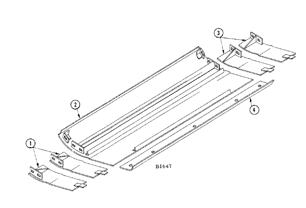 Схема запчастей Case IH 660 - (060[A]) - HEADER FLOTATION SHOE ATTACHMENT 