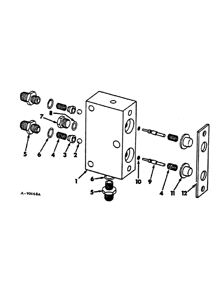 Схема запчастей Case IH HYDRO 100 - (10-36) - HYDRAULICS, HYDRAULIC SEAT VALVE (07) - HYDRAULICS