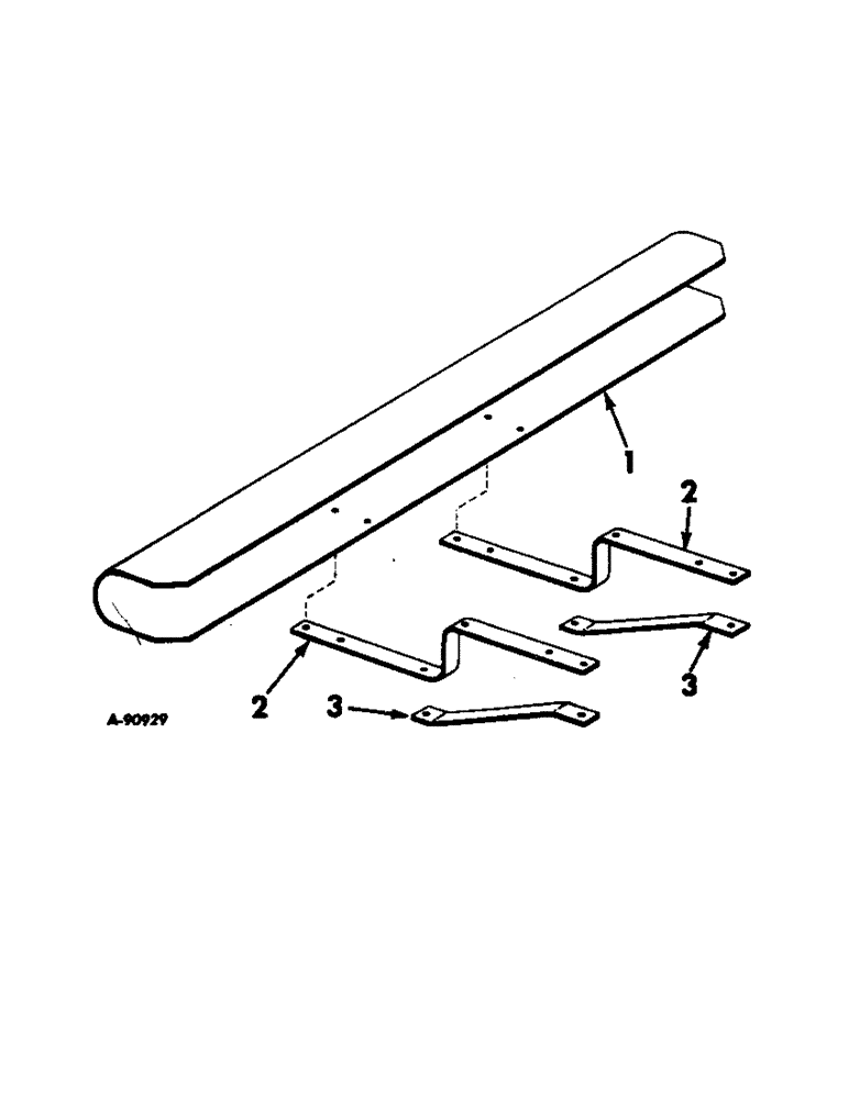 Схема запчастей Case IH 50 - (A-120) - NARROW-ROW ROW-CROP UNIT - BREAKOVER ATTACHMENT (58) - ATTACHMENTS/HEADERS