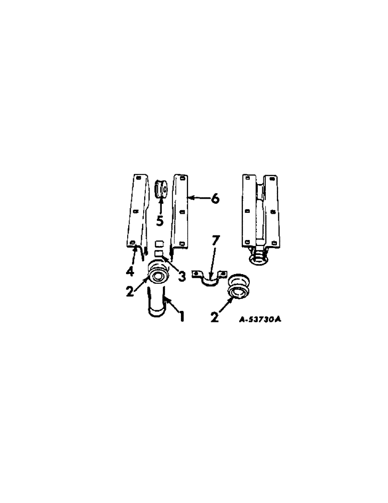 Схема запчастей Case IH 57 - (A-29) - TWINE NEEDLE GUIDES AND TWINE GUIDES 