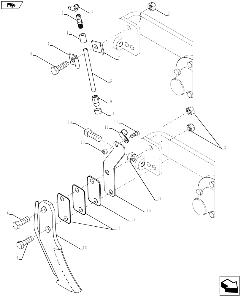 Схема запчастей Case IH 920 - (75.200.02) - KNIFE/INJECTOR ASSEMBLIES (75) - SOIL PREPARATION