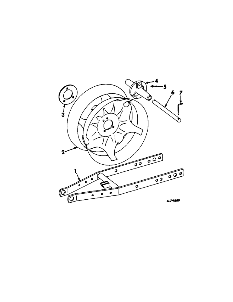 Схема запчастей Case IH 455 - (G-11[A]) - PRESS WHEEL, OPEN CENTER TYPE, ONE PER ROW 