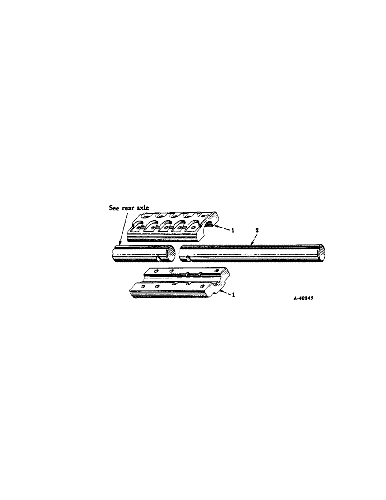 Схема запчастей Case IH 350 - (320) - ATTACHMENTS, REAR AXLE EXTENSION, SPECIAL, FOR ALL TRACTORS EXCEPT HI-CLEAR MODELS Attachments