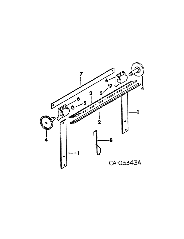 Схема запчастей Case IH 92 - (D-21[A]) - CUT-OFF BRUSH ASSY 