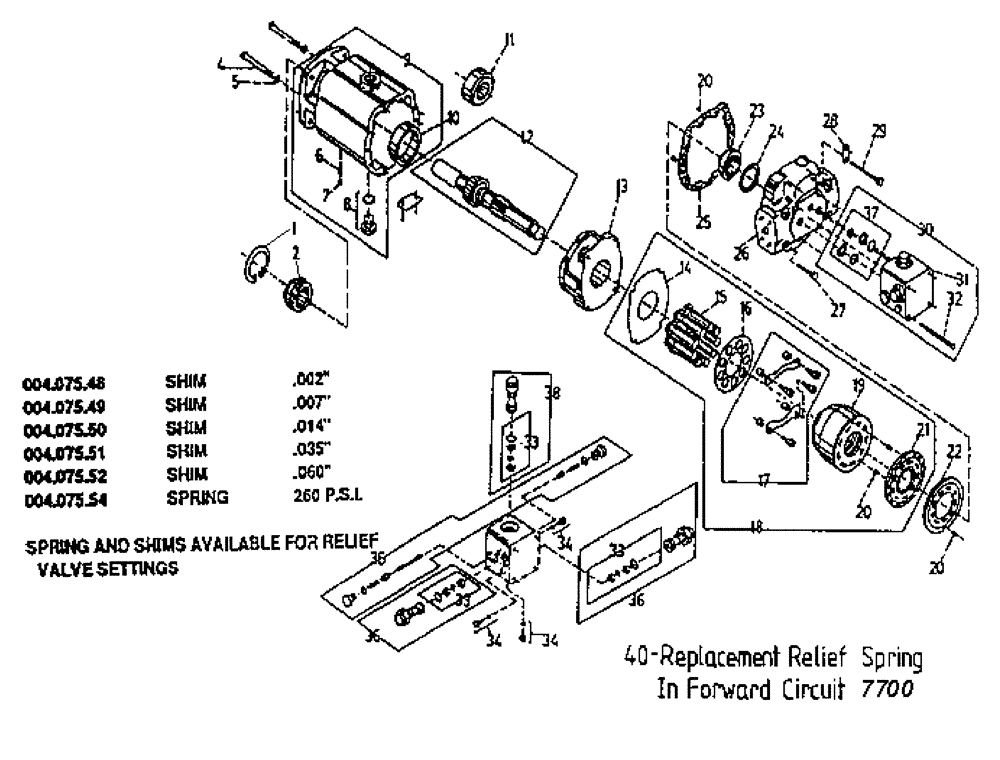 Схема запчастей Case IH A7000 - (B03.16[01]) - Hydraulic Motor {Traction} (07) - HYDRAULICS