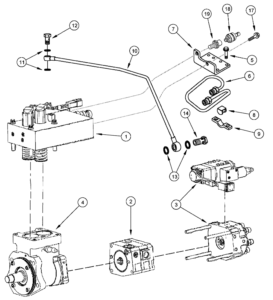 Схема запчастей Case IH FLX3010 - (02-074) - FUEL INJECTION PUMP, FLX 3010 (01) - ENGINE