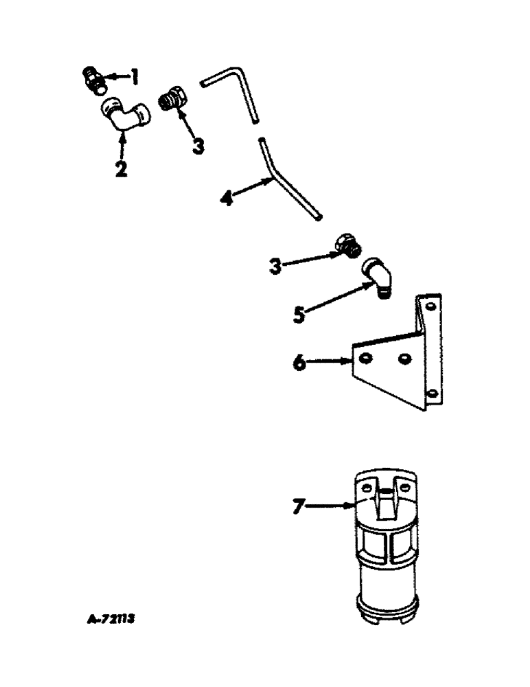 Схема запчастей Case IH 504 - (046) - FUEL SYSTEM, AIR CLEANER SERVICE INDICATOR, INTERNATIONAL DIESEL TRACTORS (02) - FUEL SYSTEM