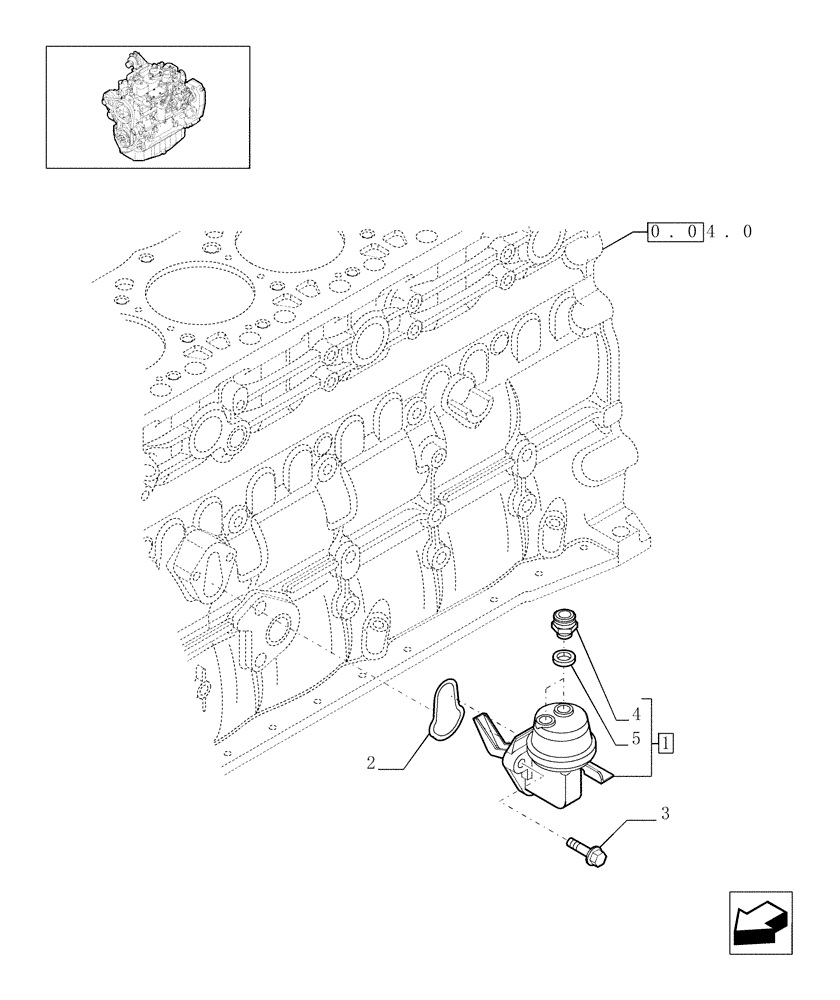 Схема запчастей Case IH F4GE9484A J602 - (0.20.1[01]) - FUEL PUMP (2830121) 