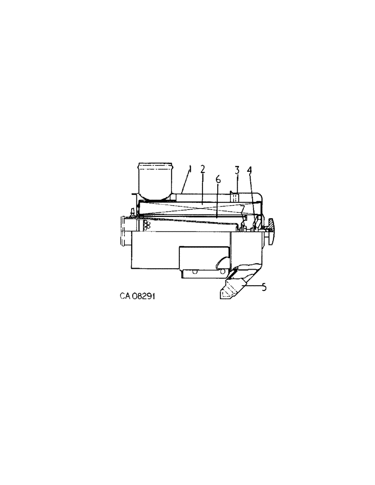 Схема запчастей Case IH 484 - (12-03[B]) - POWER, AIR CLEANER, COOPERS Power