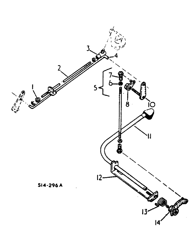 Схема запчастей Case IH HYDRO 84 - (12-16) - POWER, FOOT PEDAL ACCELERATOR, LINKAGE TYPE, OUTBOARD MOUNTED PEDAL Power