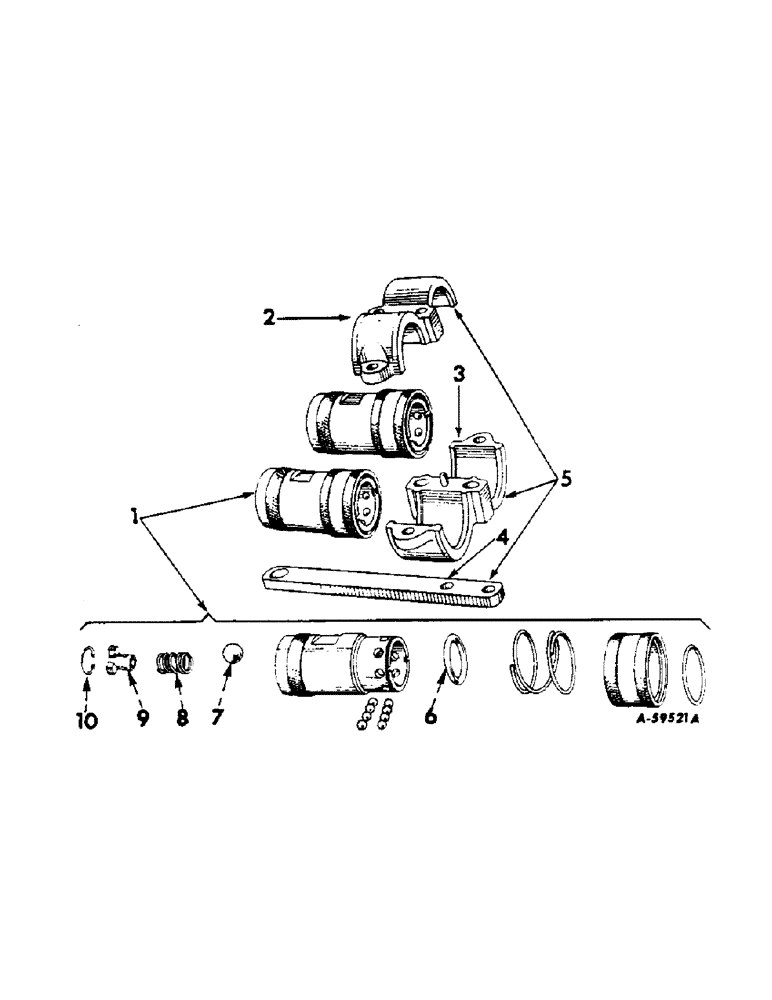 Схема запчастей Case IH B275 - (115) - HYDRAULIC ATTACHMENTS, BREAKAWAY COUPLING (07) - HYDRAULIC SYSTEM