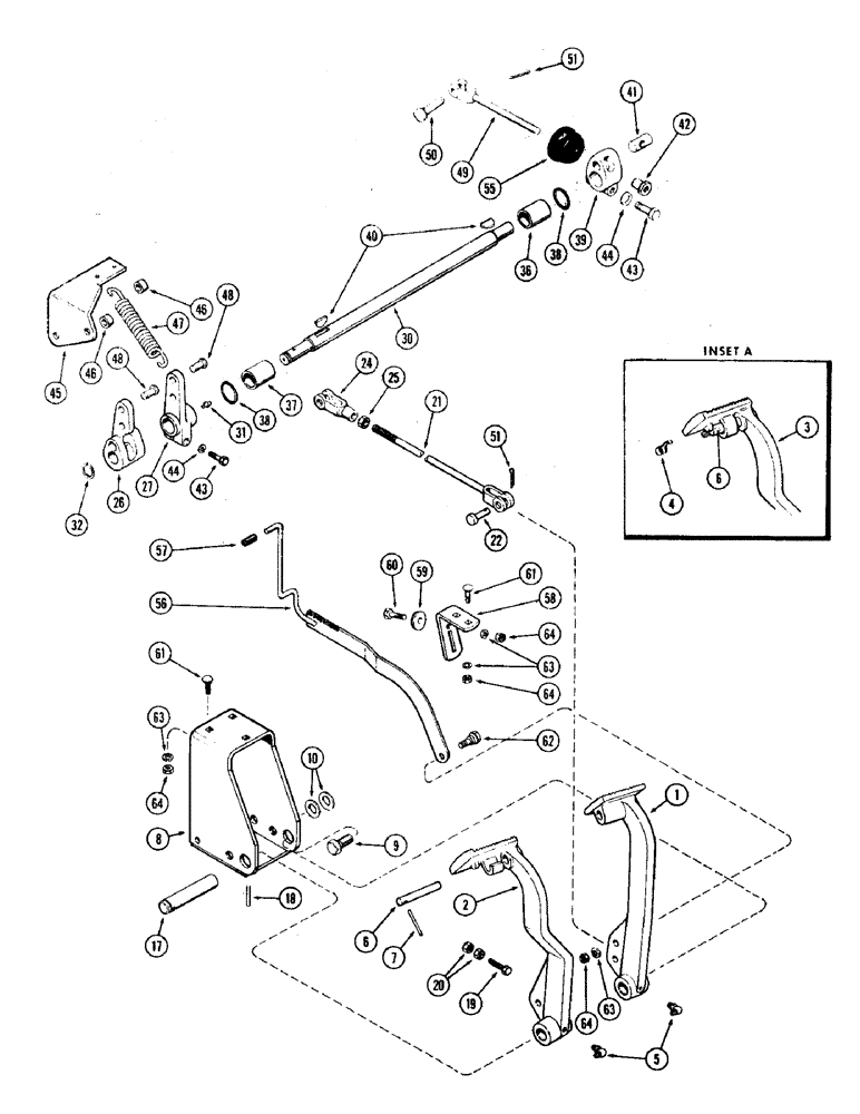 Схема запчастей Case IH 930-SERIES - (108) - BRAKE CONTROLS, FIRST USED TRACTOR SERIAL NUMBER 8282440 (07) - BRAKES