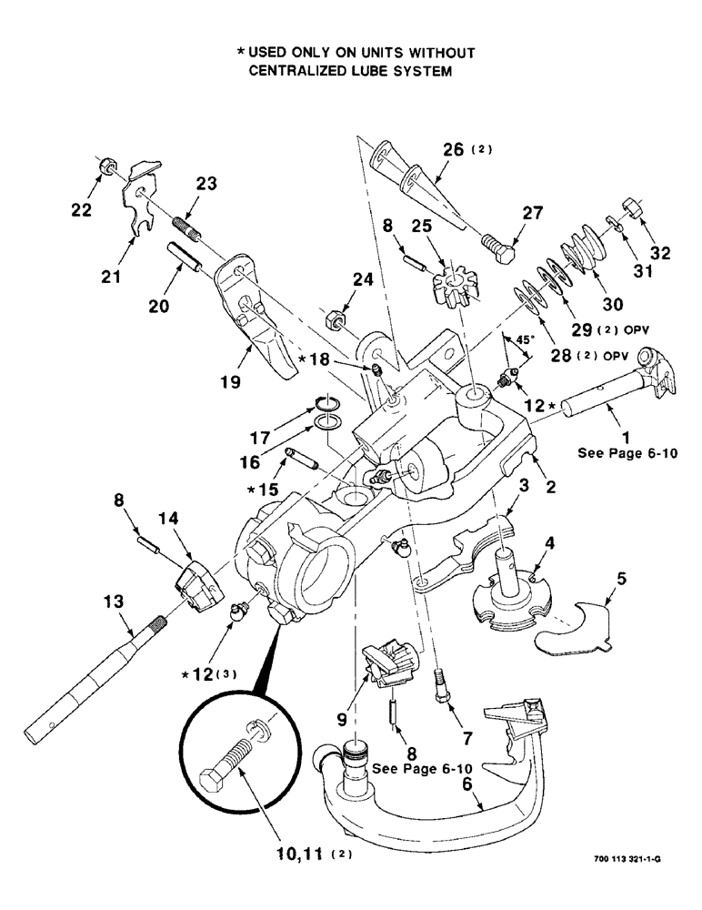 Схема запчастей Case IH 8575 - (6-08) - KNOTTER HEAD ASSEMBLY, 700113321 KNOTTER HEAD ASSEMBLY COMPLETE (14) - BALE CHAMBER