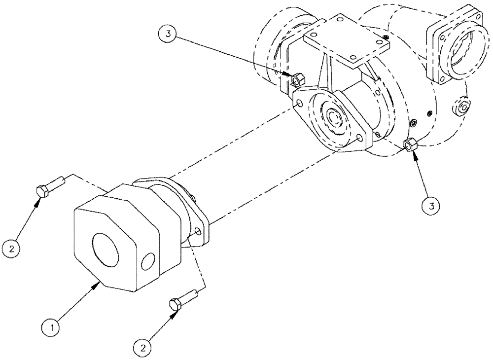 Схема запчастей Case IH 610 - (04-006) - HYDRAULIC MOTOR GROUP, DEFCO 7600 Hydraulic Plumbing