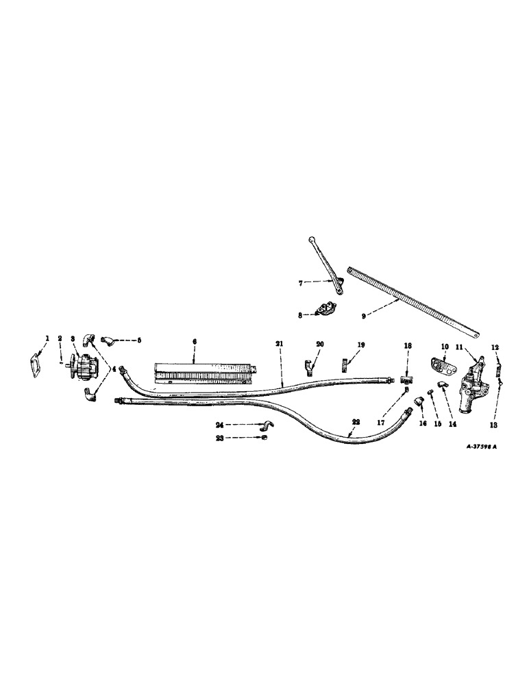 Схема запчастей Case IH 200 - (369) - ATTACHMENTS, HYDRA-CREEPER, SPECIAL, HYDRAULIC MOTOR, HOSE COUPLINGS AND REMOTE CONTOL ATTACHMENT Attachments