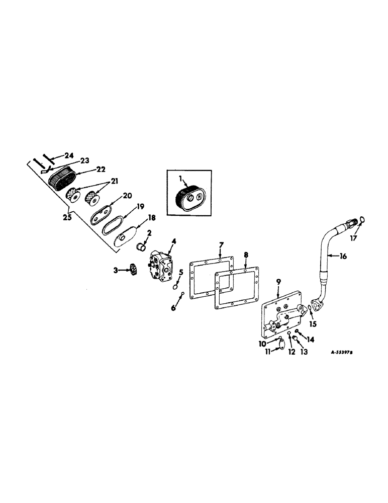 Схема запчастей Case IH 560 - (219) - HYDRAULIC SYSTEM, HYDRA-TOUCH POWER SUPPLY (07) - HYDRAULIC SYSTEM