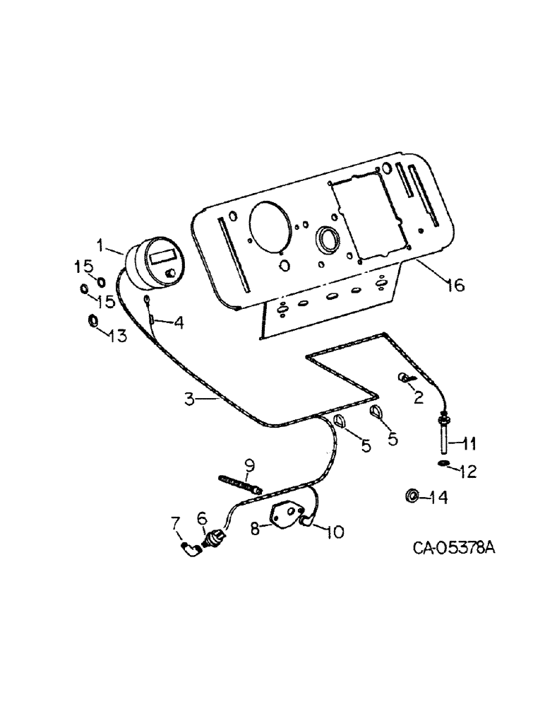 Схема запчастей Case IH 1486 - (11-02) - INSTRUMENTS, DIGITAL TACHOMETER AND SPEEDOMETER Instruments