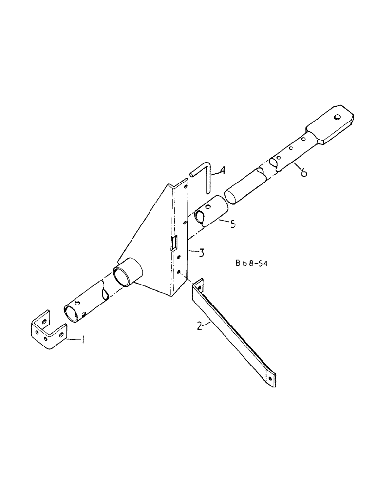 Схема запчастей Case IH 425 - (A-51) - TRAILER HITCH 