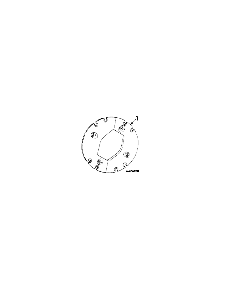 Схема запчастей Case IH 544 - (L-14[1]) - WHEELS AND WHEEL WEIGHTS, REAR WHEEL WEIGHTS, SPLIT TYPE FOR CAST TYPE REAR WHEELS Wheels & Wheel Weights