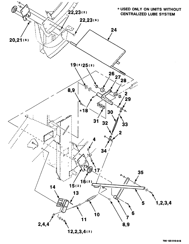 Схема запчастей Case IH 8575 - (05-018) - FEEDER LINKAGE AND DOOR ASSEMBLY (16) - BALE EJECTOR