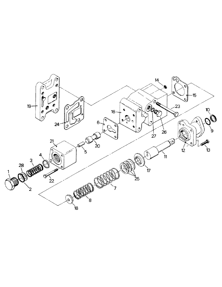 Схема запчастей Case IH KP-1360 - (10-10) - PTO CONTROL VALVE ASSEMBLY Options & Miscellaneous