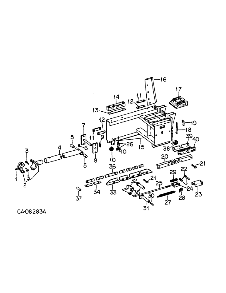 Схема запчастей Case IH 428 - (A-22) - PLUNGER, 428 BALER 