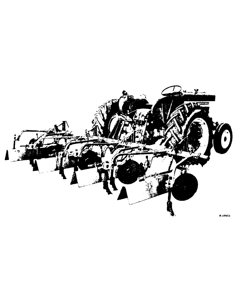 Схема запчастей Case IH 70 - (K-1) - 70 REAR MOUNTED LISTER CULTIVATOR 