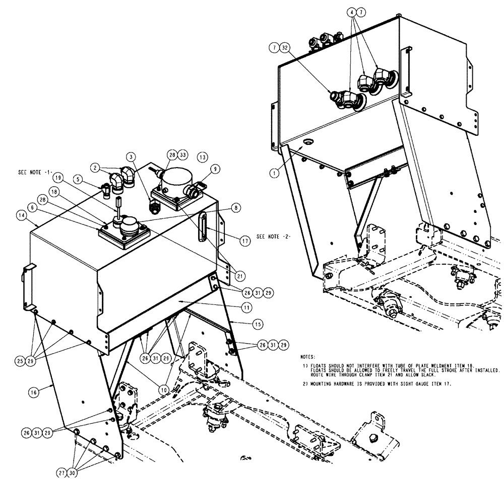 Схема запчастей Case IH SPX4410 - (06-021) - OIL TANK GROUP "BEFORE SERIAL # Y5T020056" Hydraulic Plumbing